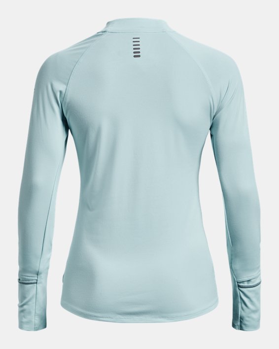 Women's UA OutRun The Cold Long Sleeve, Blue, pdpMainDesktop image number 8